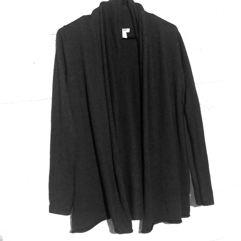 Grey long sleeve cardigan